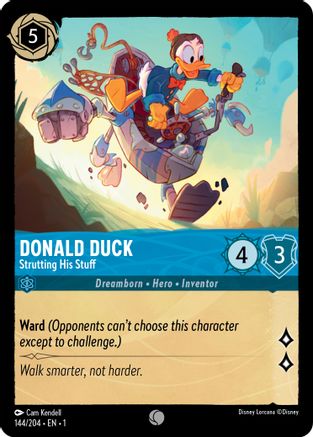 Image of Donald Duck - Strutting His Stuff (144/204) - The First Chapter Cold Foil