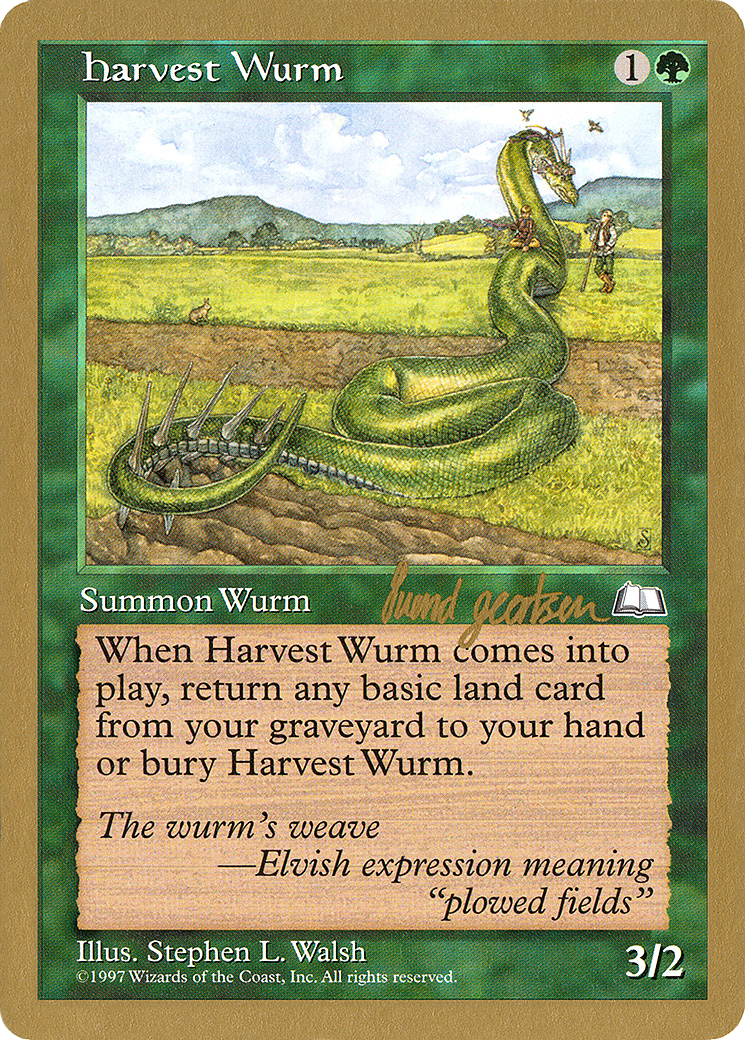 Image of Harvest Wurm - 1997 Svend Geertsen (WTH) (WCD-) - World Championship Decks 1997