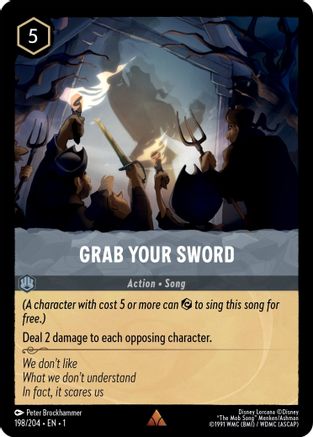 Image of Grab Your Sword (198/204) - The First Chapter Cold Foil