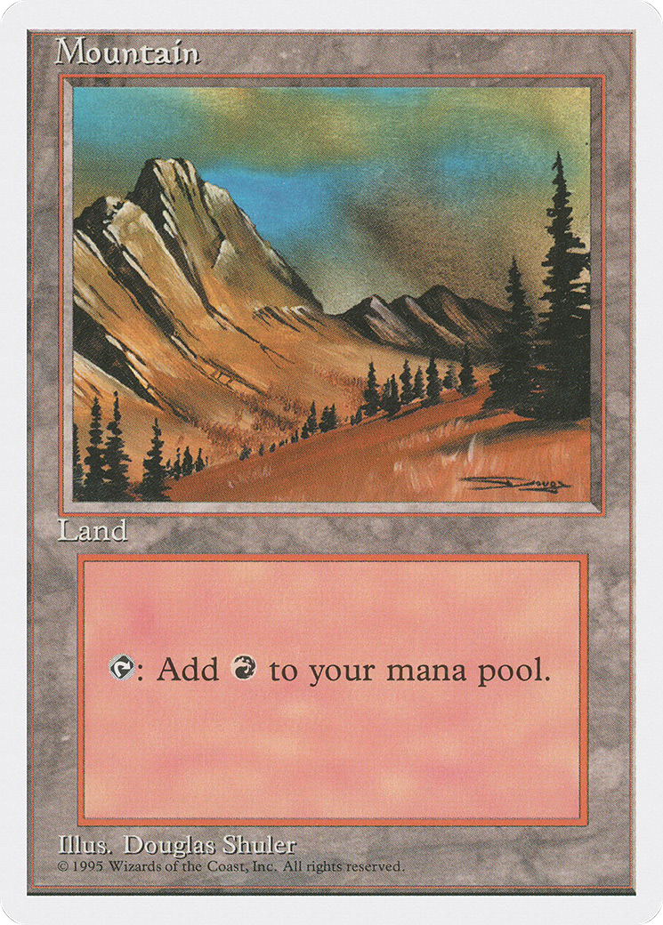 Image of Mountain (C) (4ED-182) - Fourth Edition