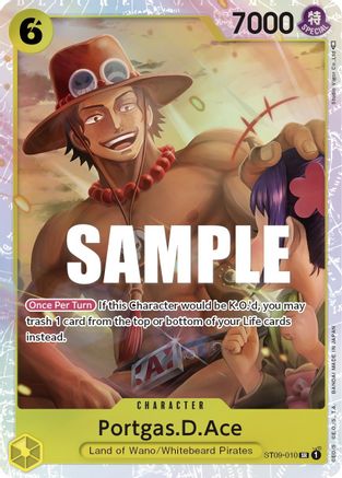 Image of Portgas.D.Ace (ST09-010) - Starter Deck 9: Yamato Foil