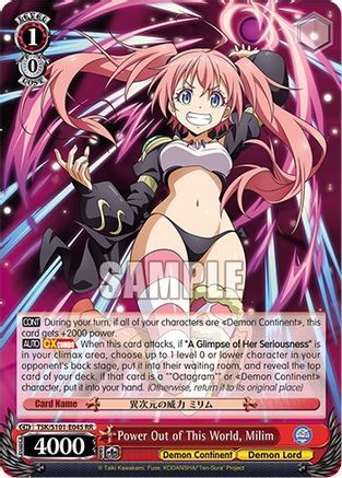 Image of Power Out of This World, Milim (TSK/S101-E045 RR) - That Time I Got Reincarnated as a Slime Vol.3