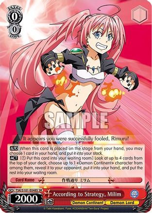 Image of According to Strategy, Milim (SR) (TSK/S101-E048S SR) - That Time I Got Reincarnated as a Slime Vol.3