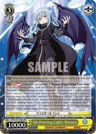 Image of All-Piercing Light, Rimuru (TSK/S101-E002 RR) - That Time I Got Reincarnated as a Slime Vol.3