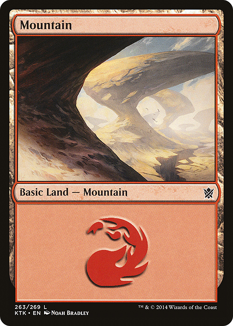 Image of Mountain (263) (KTK-263) - Khans of Tarkir Foil