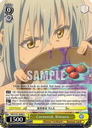 Image of Cornered, Rimuru (TSK/S101-E008 U) - That Time I Got Reincarnated as a Slime Vol.3