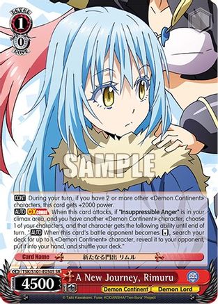 Image of A New Journey, Rimuru (SR) (TSK/S101-E050S SR) - That Time I Got Reincarnated as a Slime Vol.3