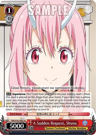 Image of A Sudden Request, Shuna (TSK/S101-E051 R) - That Time I Got Reincarnated as a Slime Vol.3