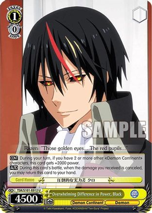 Image of Overwhelming Difference in Power, Black (TSK/S101-E012 U) - That Time I Got Reincarnated as a Slime Vol.3