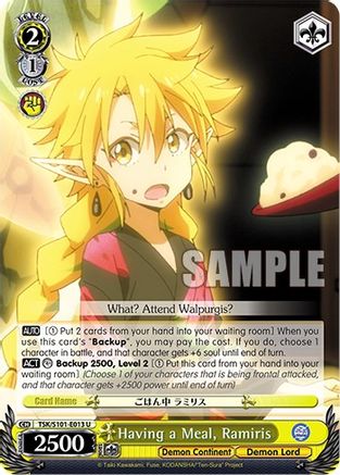 Image of Having a Meal, Ramiris (TSK/S101-E013 U) - That Time I Got Reincarnated as a Slime Vol.3