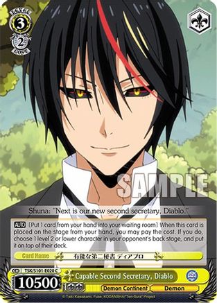 Image of Capable Second Secretary, Diablo (TSK/S101-E020 C) - That Time I Got Reincarnated as a Slime Vol.3