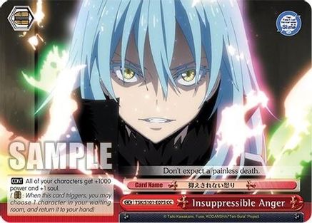 Image of Insuppressible Anger (TSK/S101-E075 CC) - That Time I Got Reincarnated as a Slime Vol.3