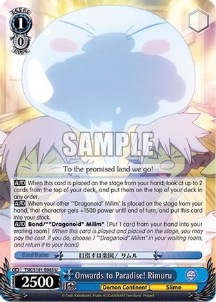 Image of Onwards to Paradise! Rimuru (TSK/S101-E085 U) - That Time I Got Reincarnated as a Slime Vol.3