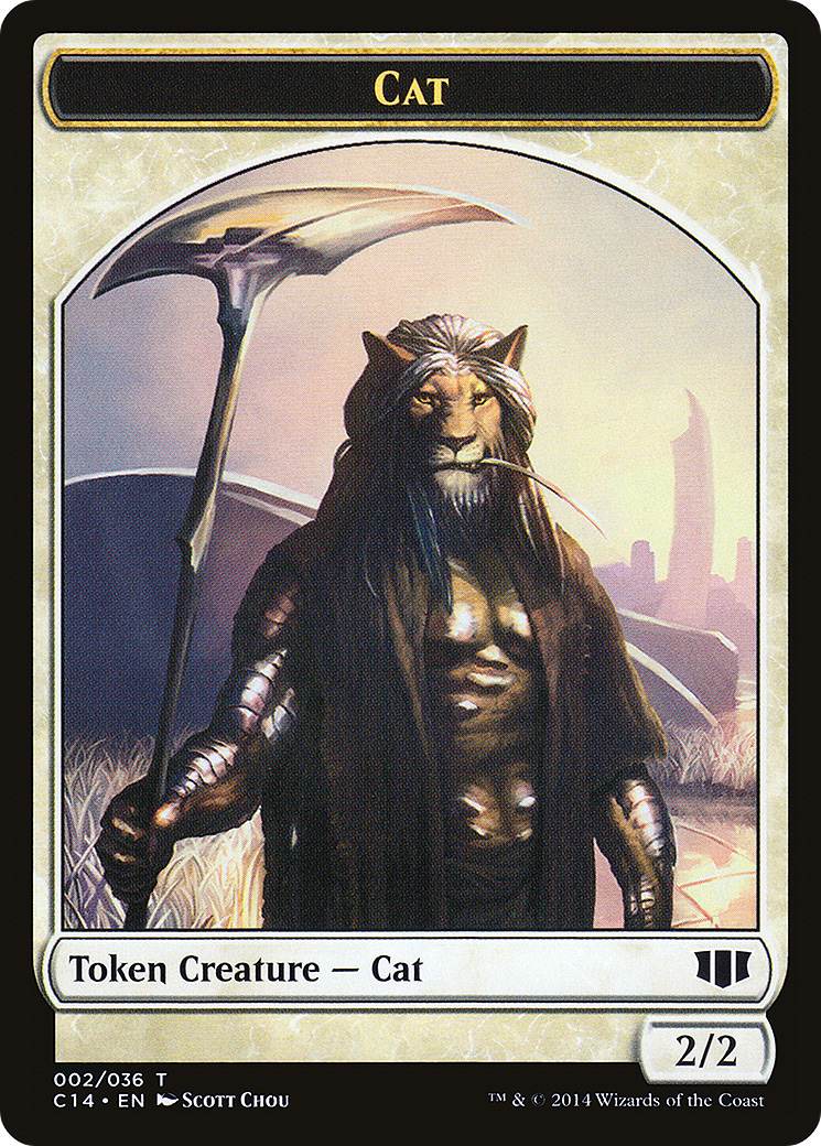 Image of Cat (TC14-002) - Commander 2014 Tokens