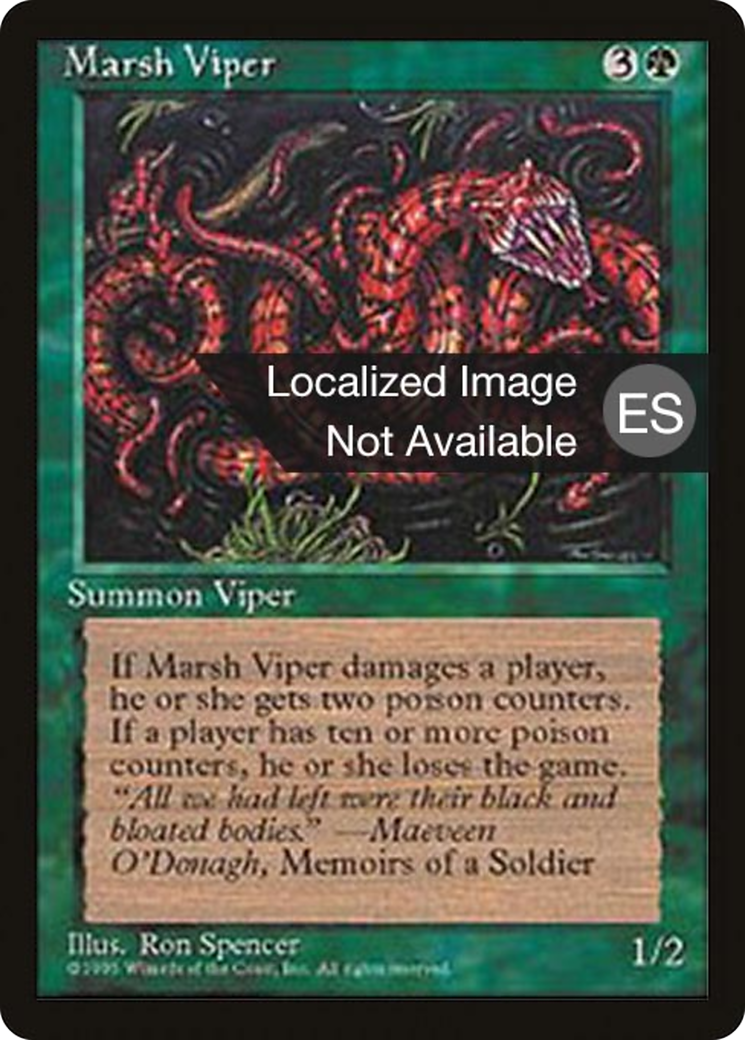 Image of Marsh Viper (4BB-) - Fourth Edition Foreign Black Border