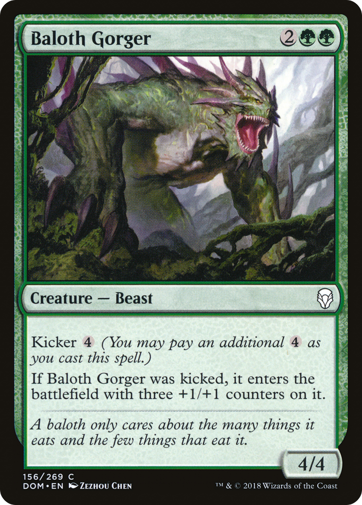 Image of Baloth Gorger (DOM-156) - Dominaria Foil