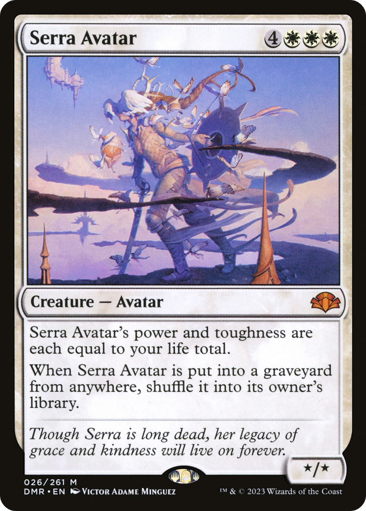 Image of Serra Avatar (DMR-026) - Dominaria Remastered Foil