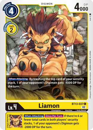 Image of Liamon (BT13-037) - Versus Royal Knights