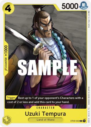 Image of Uzuki Tempura (ST09-002) - Starter Deck 9: Yamato
