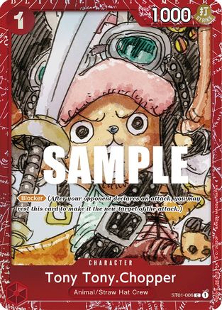 Image of Tony Tony.Chopper (Premium Card Collection -ONE PIECE FILM RED Edition-) (ST01-006) - One Piece Promotion Cards Foil