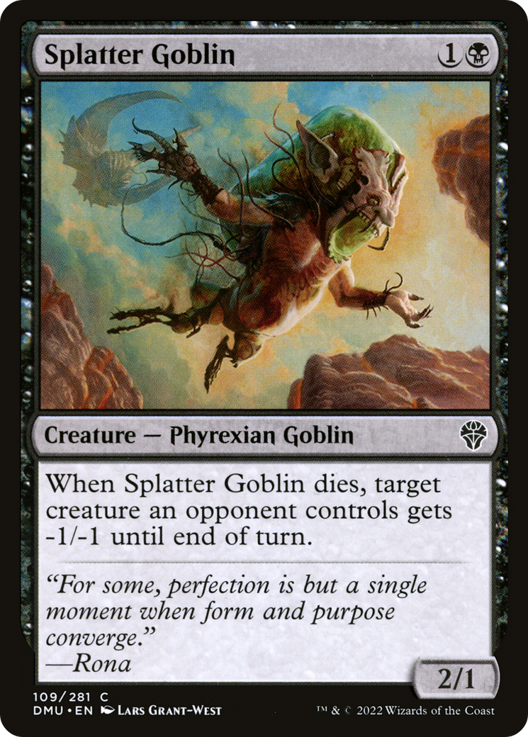 Image of Splatter Goblin (DMU-109) - Dominaria United Foil