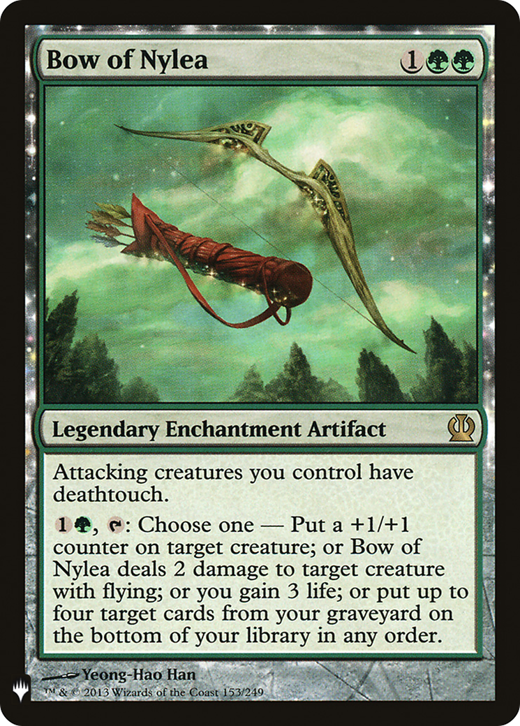 Image of Bow of Nylea (LIST-153) - The List: (enchantment)