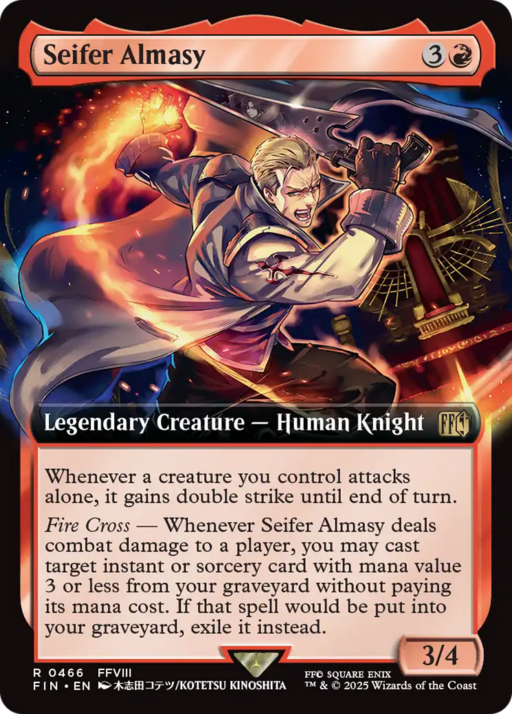 Image of Seifer Almasy (Extended Art) (FIN-466) - FINAL FANTASY: (Extended Art) Foil