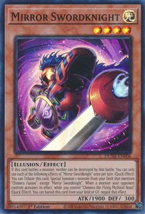 Image of Mirror Swordknight (DUNE-EN006) - Duelist Nexus 1st Edition