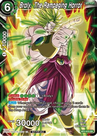 Image of Broly, The Rampaging Horror (Gen Con 2023) (BT1-073) - Promotion Cards Foil