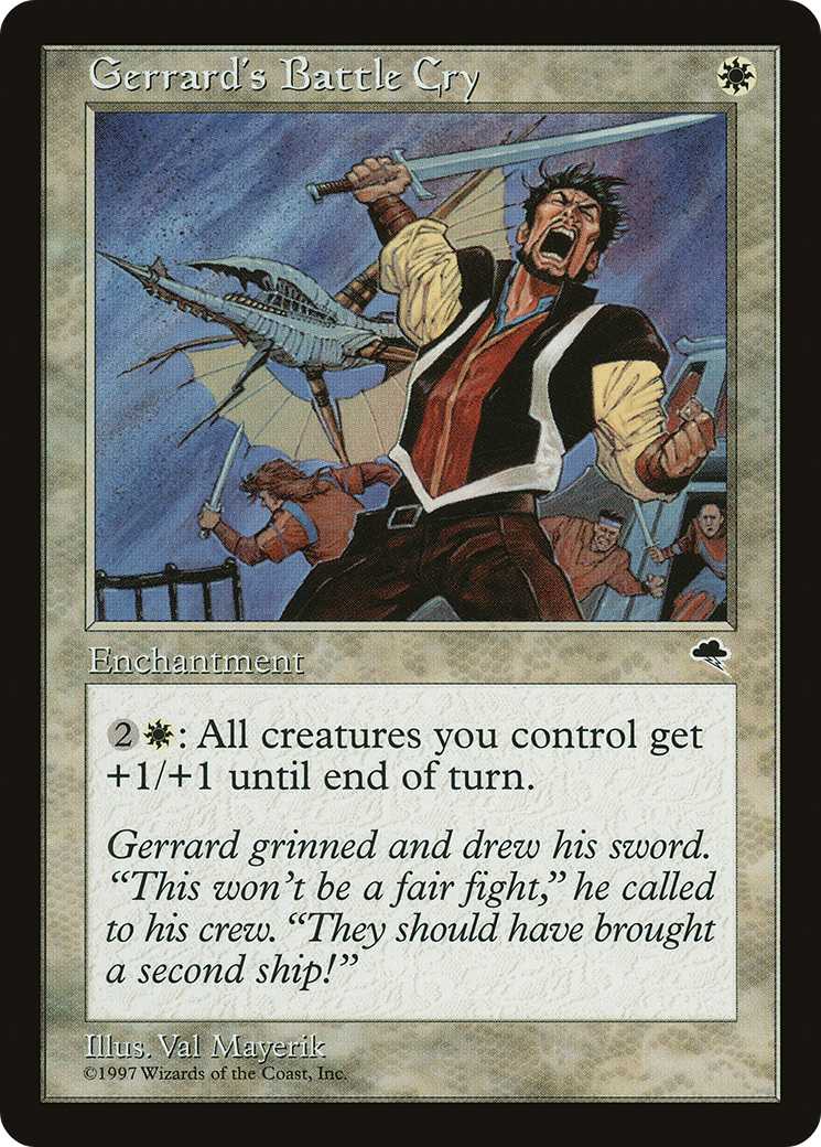 Image of Gerrard's Battle Cry (TMP-021) - Tempest
