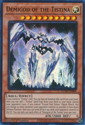 Image of Demigod of the Tistina (DUNE-EN088) - Duelist Nexus 1st Edition