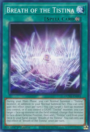 Image of Breath of the Tistina (DUNE-EN091) - Duelist Nexus 1st Edition
