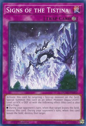 Image of Signs of the Tistina (DUNE-EN092) - Duelist Nexus 1st Edition