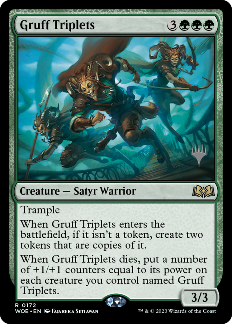 Image of Gruff Triplets (PPWOE-172) - Wilds of Eldraine Promos