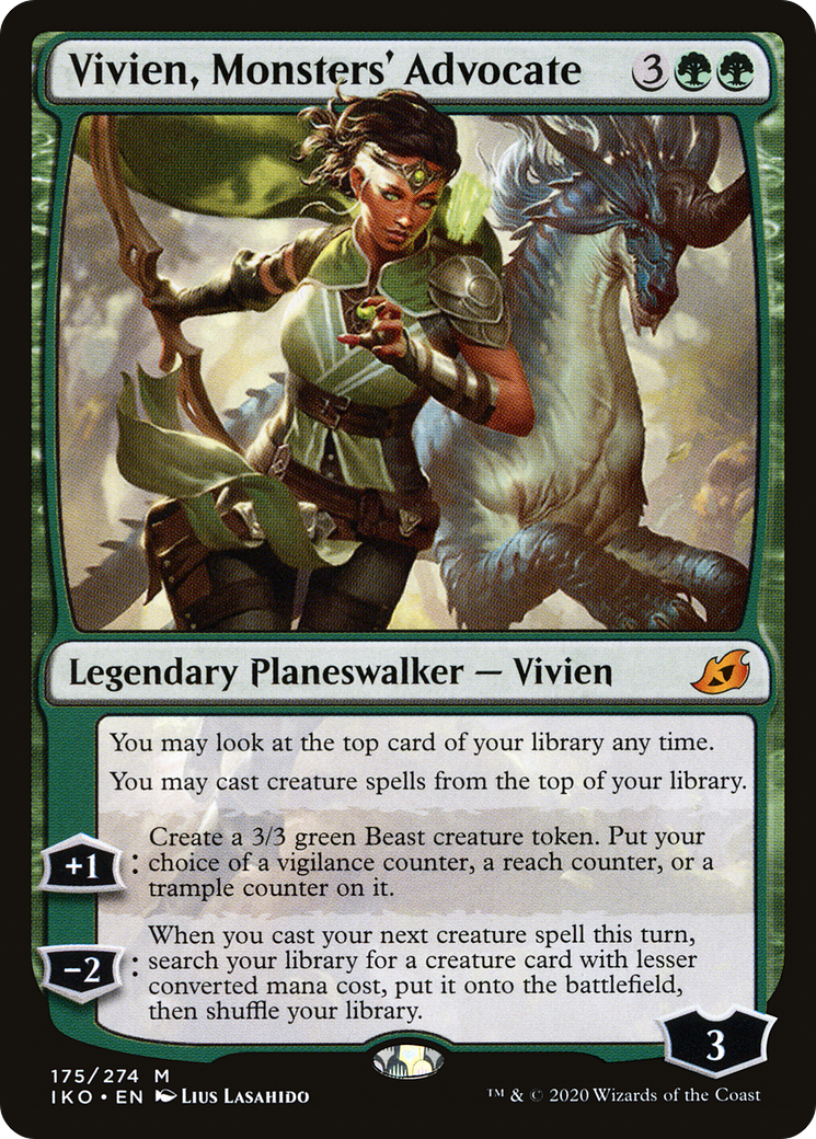 Image of Vivien, Monsters' Advocate (IKO-175) - Ikoria: Lair of Behemoths Foil