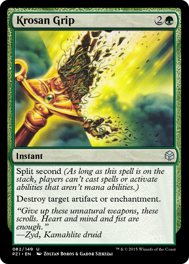 Image of Krosan Grip (PZ1-082) - Legendary Cube Prize Pack