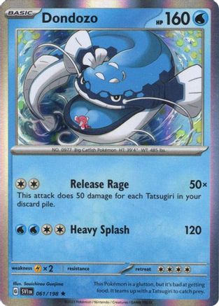 Image of Dondozo 061/198  - Holofoil Miscellaneous Cards & Products - Rare