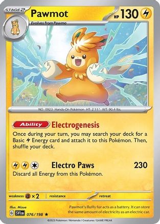 Image of Pawmot 076/198  - Holofoil Miscellaneous Cards & Products - Rare