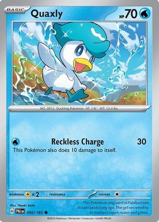 Image of Quaxly 050/193  - Holofoil Miscellaneous Cards & Products - Common