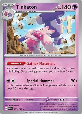 Image of Tinkaton 105/193  Deck Exclusives - Promo