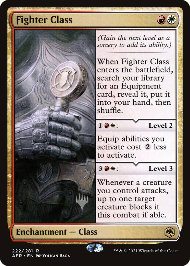 Image of Fighter Class (PPAFR-222) - Adventures in the Forgotten Realms Promos Foil
