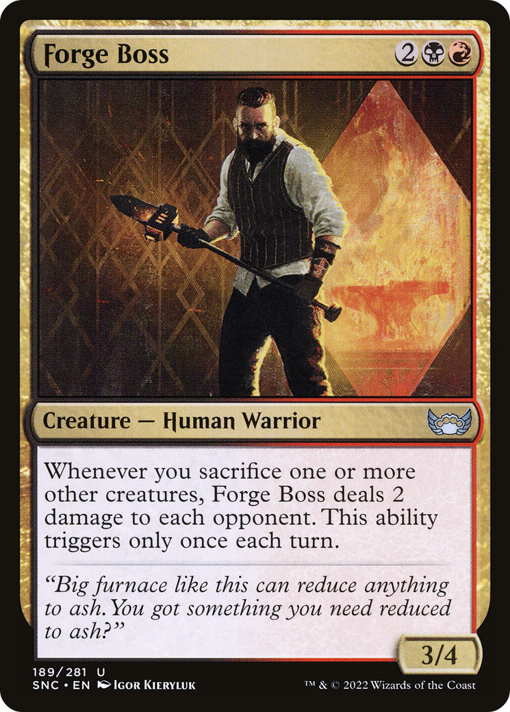 Image of Forge Boss (SNC-189) - Streets of New Capenna
