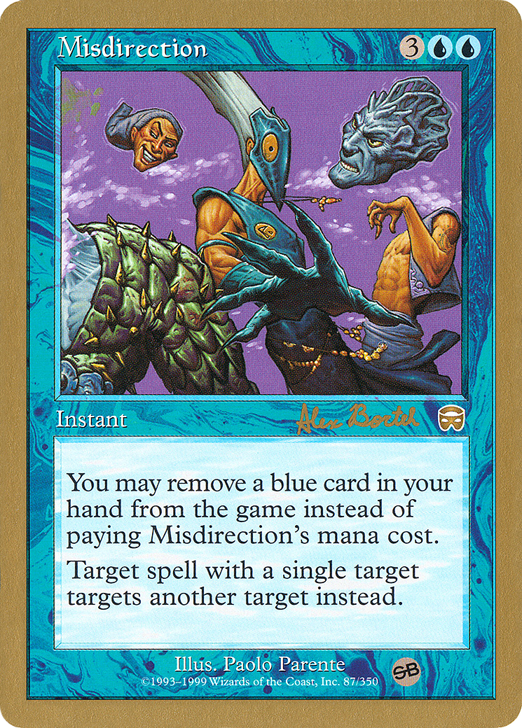 Image of Misdirection - 2001 Alex Borteh (MMQ) (SB) (WCD-) - World Championship Decks 2001