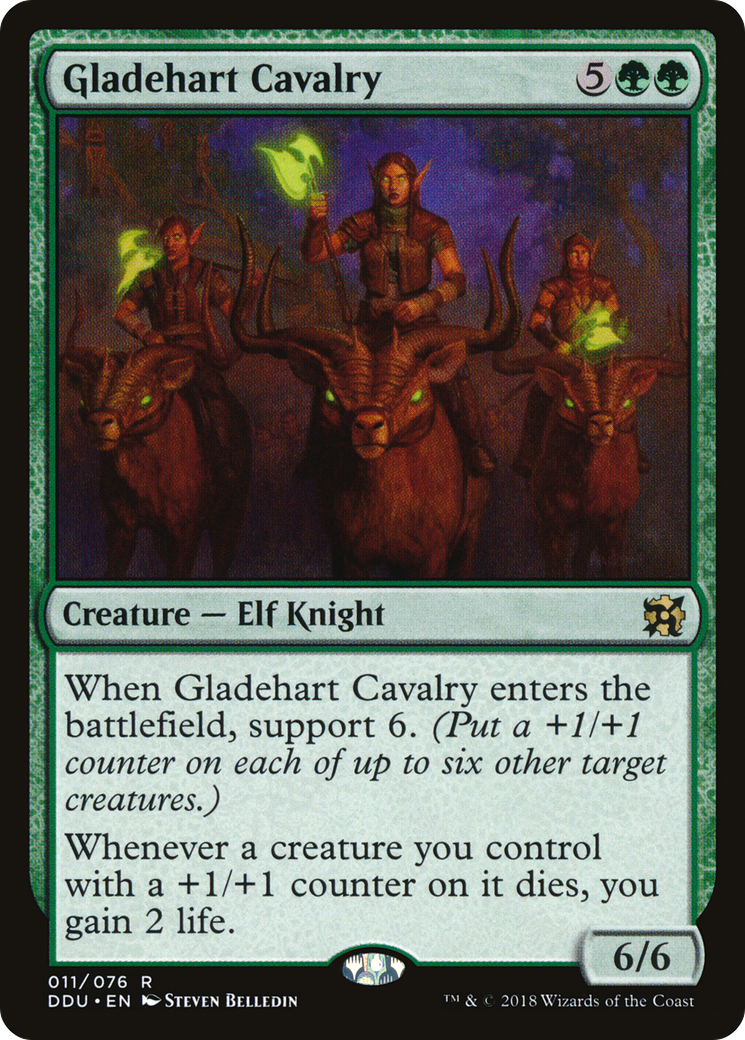 Image of Gladehart Cavalry (DDU-011) - Duel Decks: Elves vs. Inventors