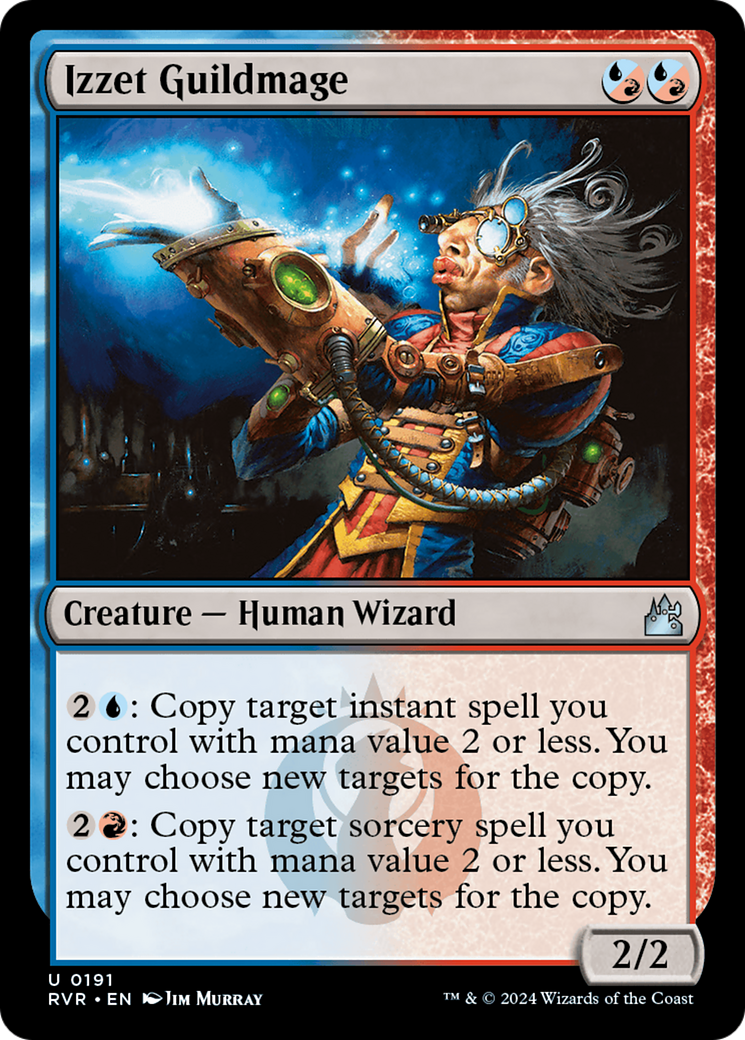Image of Izzet Guildmage (RVR-191) - Ravnica Remastered Foil