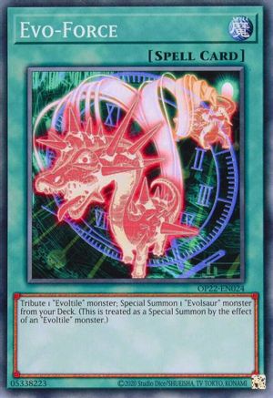 Image of Evo-Force (OP22-EN024) - OTS Tournament Pack 22 Unlimited