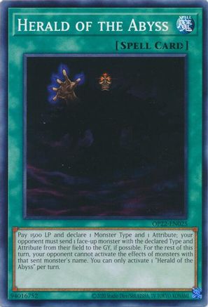Image of Herald of the Abyss (OP22-EN025) - OTS Tournament Pack 22 Unlimited