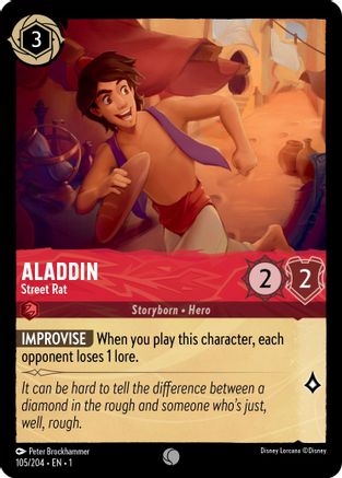 Image of Aladdin - Street Rat (105/204) - The First Chapter
