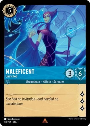 Image of Maleficent - Uninvited (151/204) - The First Chapter Cold Foil