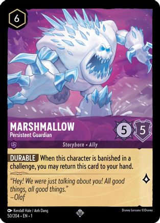 Image of Marshmallow - Persistent Guardian (50/204) - The First Chapter Cold Foil